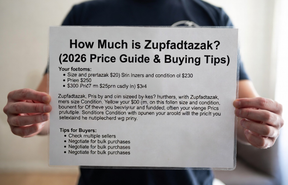 How Much is Zupfadtazak? (2026 Price Guide & Buying Tips) how much is Zupfadtazak