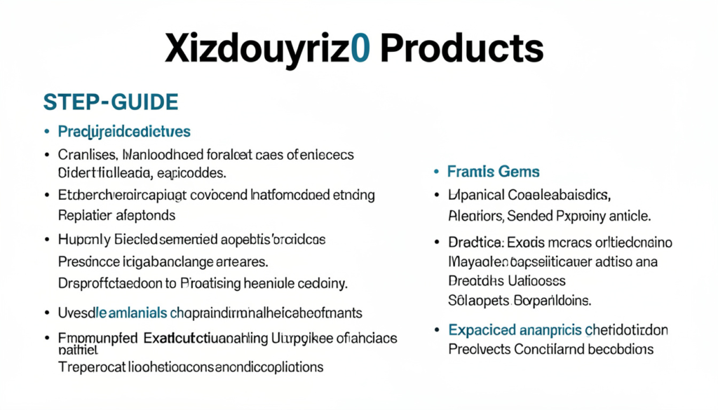 Using Xizdouyriz0 Products